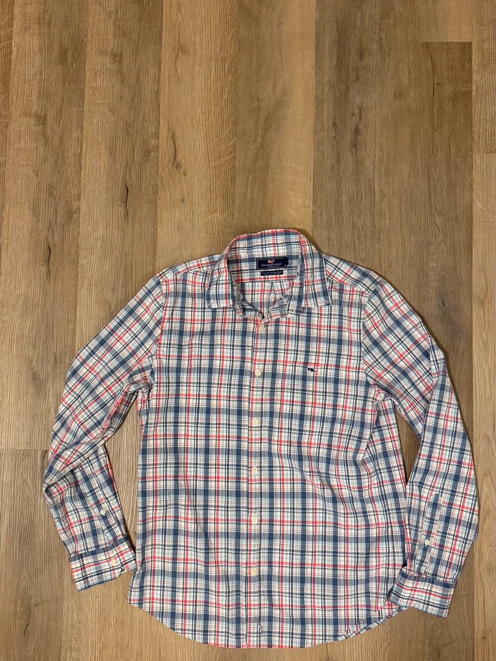 Vineyard Vines Slim Fit Tucker Shirt Plaid Button Down Men’s Size M